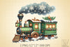 Christmas Train Clipart Bundle 1