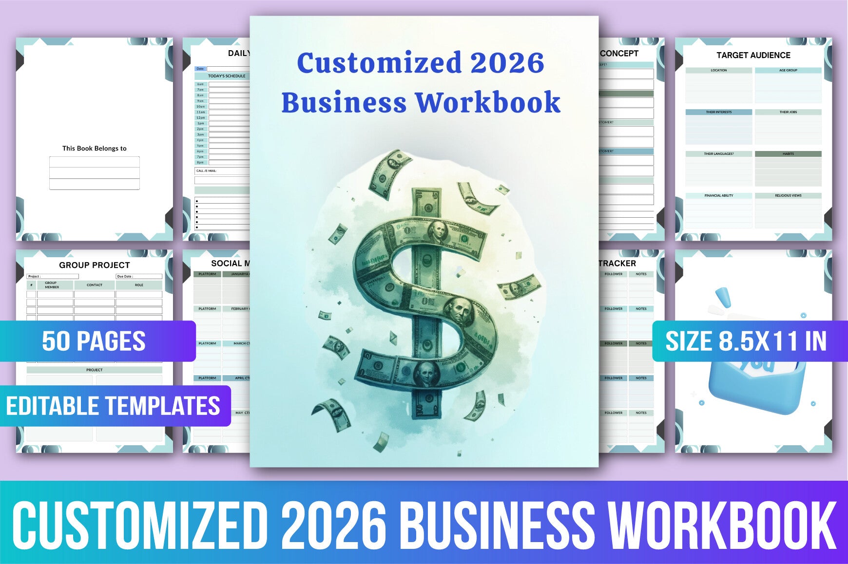 Customized Business Workbook