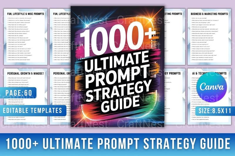 Ultimate Prompt Strategy Guide for Success - CraftNest - Digital Crafting and Art