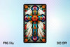 Stained Glass Cross Tarot Card Clipart Bundle 16