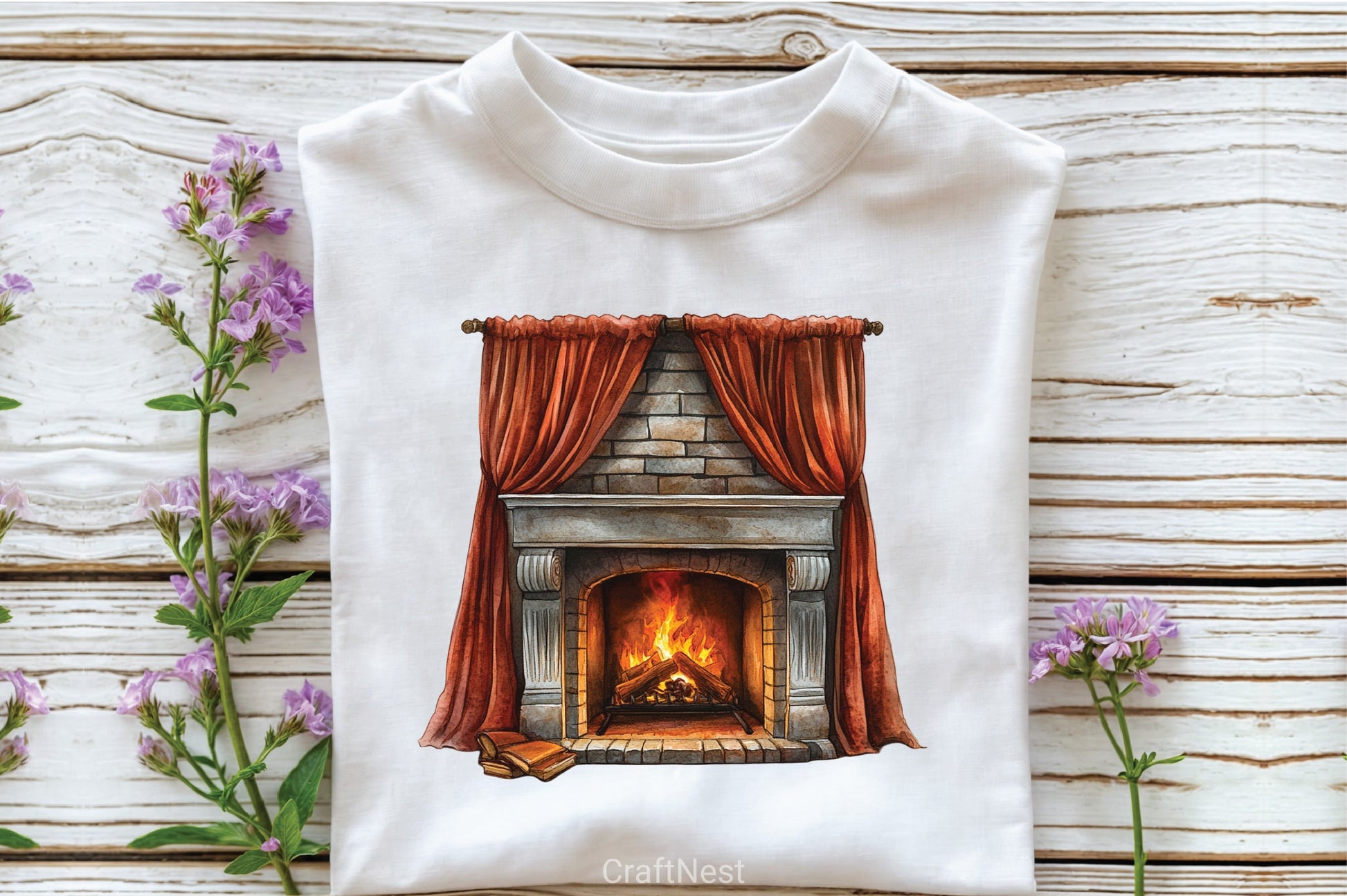 Burgundy Autumn Clipart Bundle 5 - CraftNest - Digital Crafting and Art