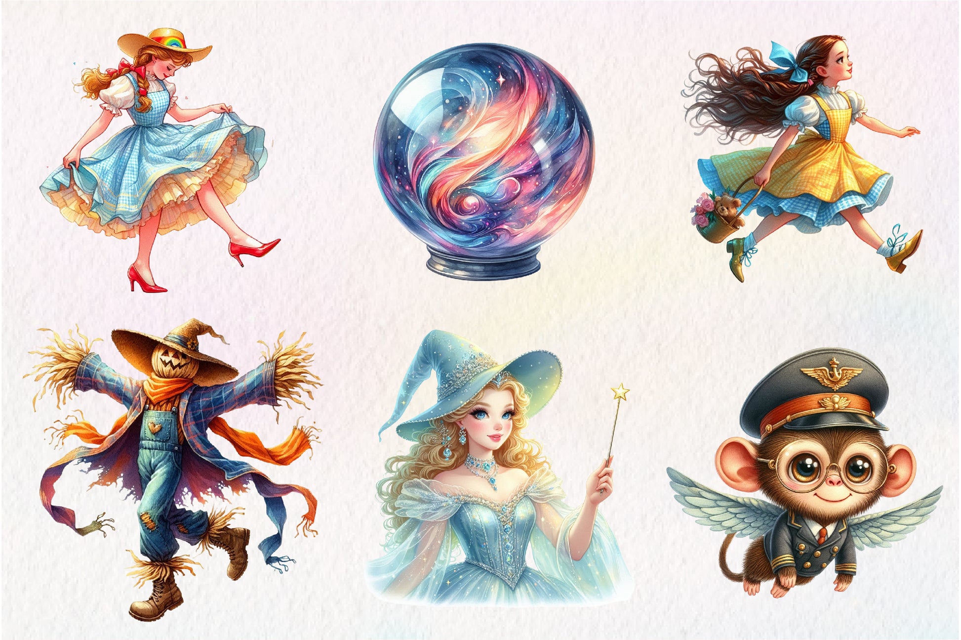 Wizard Of Oz Dorothy Clipart Bundle - CraftNest - Digital Crafting and Art