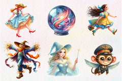 Wizard Of Oz Dorothy Clipart Bundle - CraftNest - Digital Crafting and Art