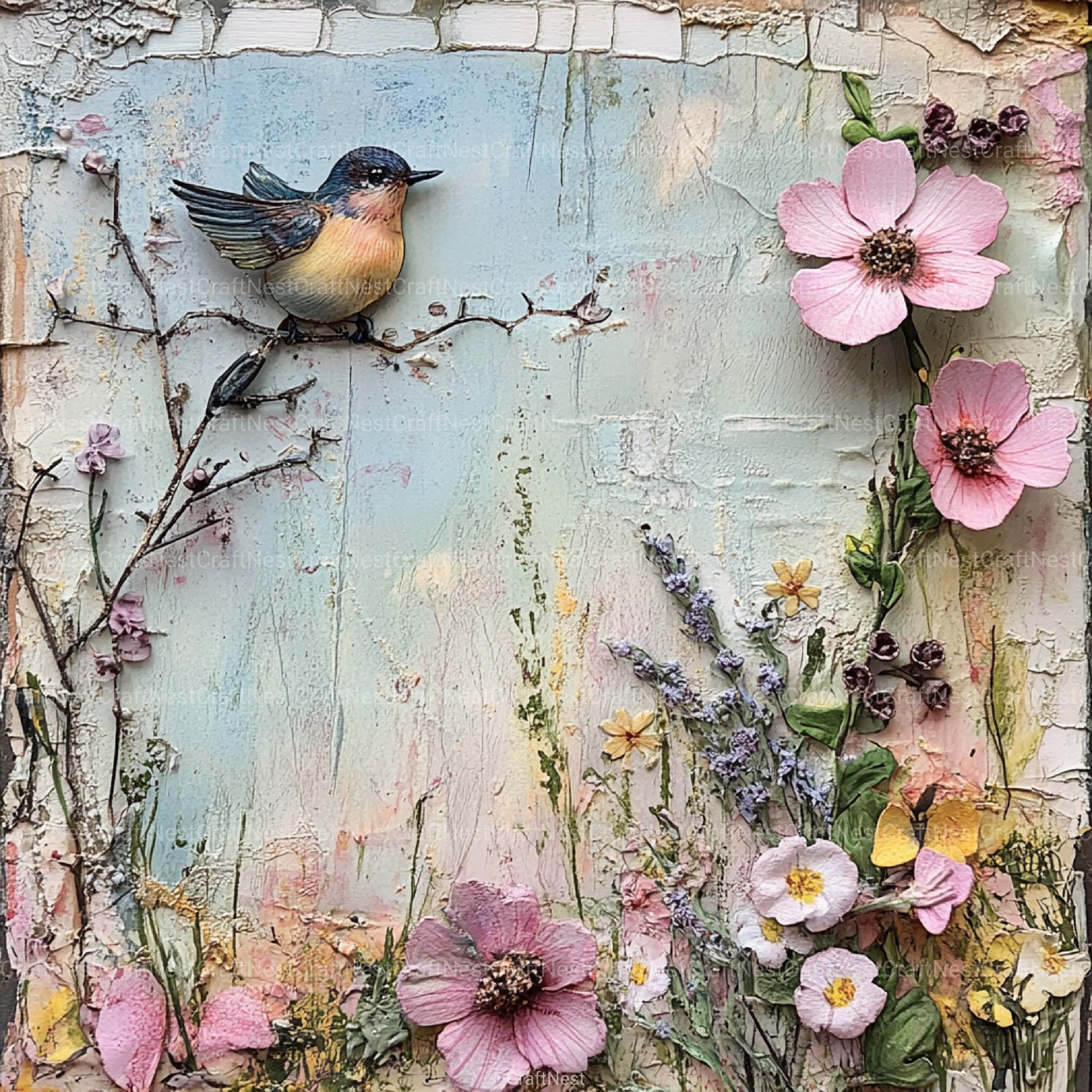 Pastel Garden Dreams Clipart Bundle - CraftNest - Digital Crafting and Art