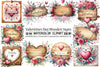 Valentine's Day Wooden Signs Clipart Bundle
