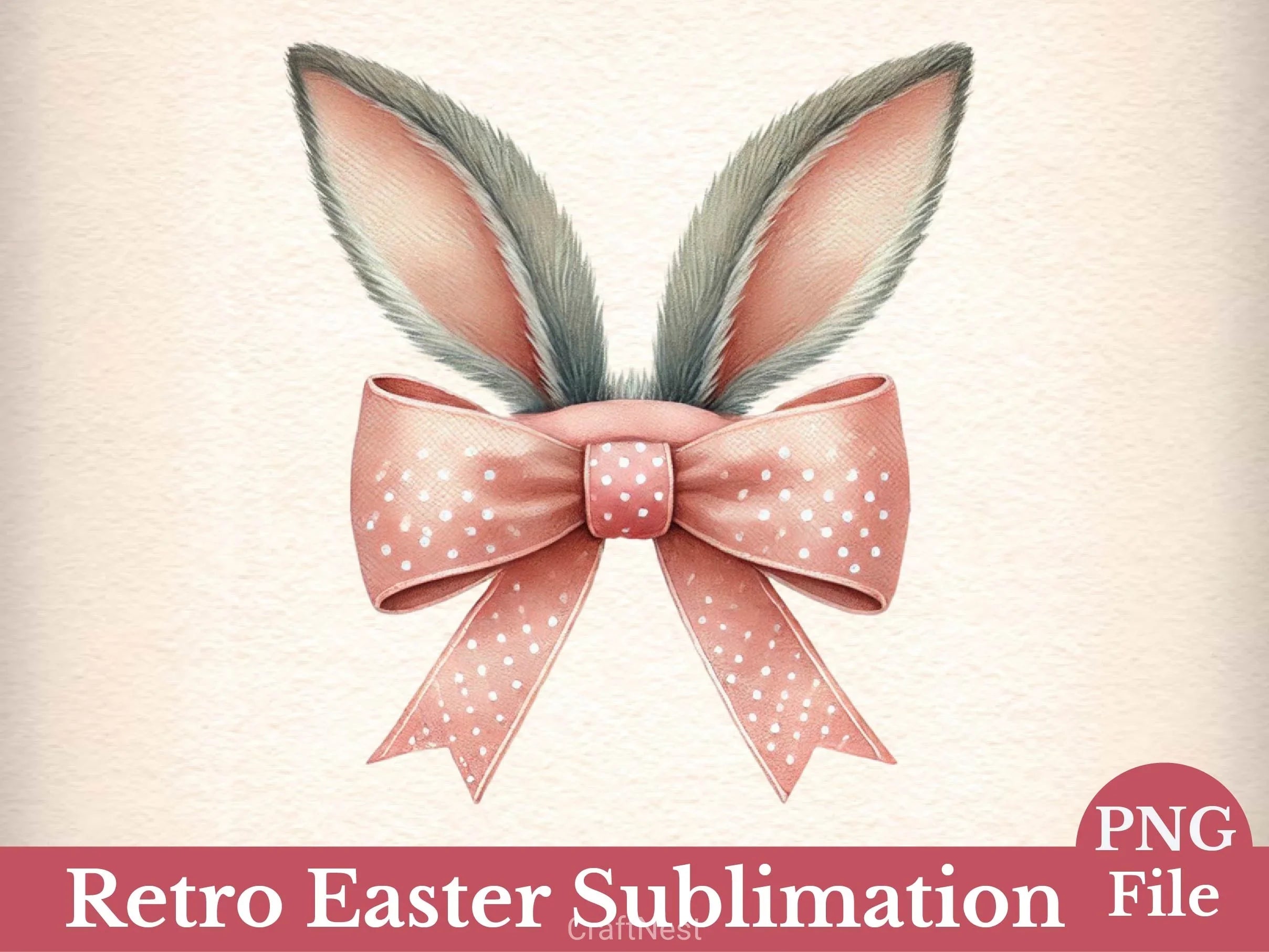 Retro Easter Clipart Bundle 2 - CraftNest - Digital Crafting and Art