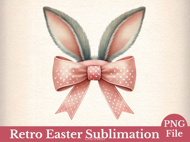 Retro Easter Clipart Bundle 2 - CraftNest - Digital Crafting and Art