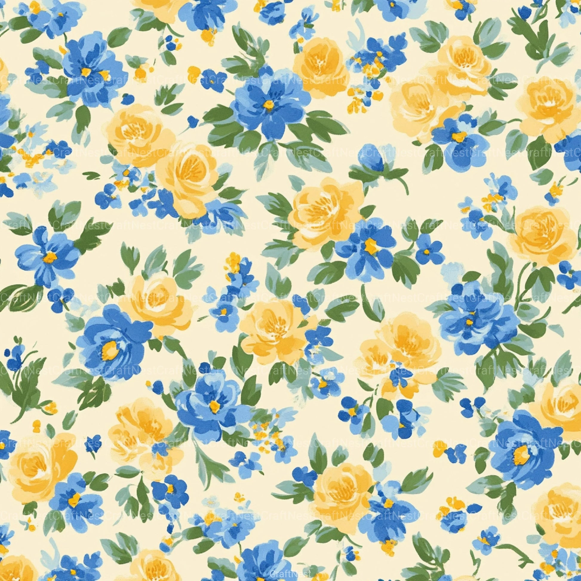 Floral Pattern Background Clipart Bundle 2 - CraftNest - Digital Crafting and Art