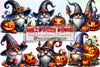 Halloween Gnome Clipart Bundle