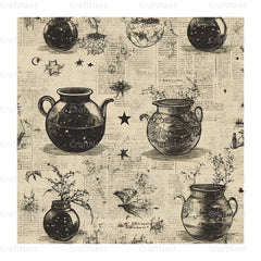 Halloween Damask Clipart Bundle - CraftNest - Digital Crafting and Art