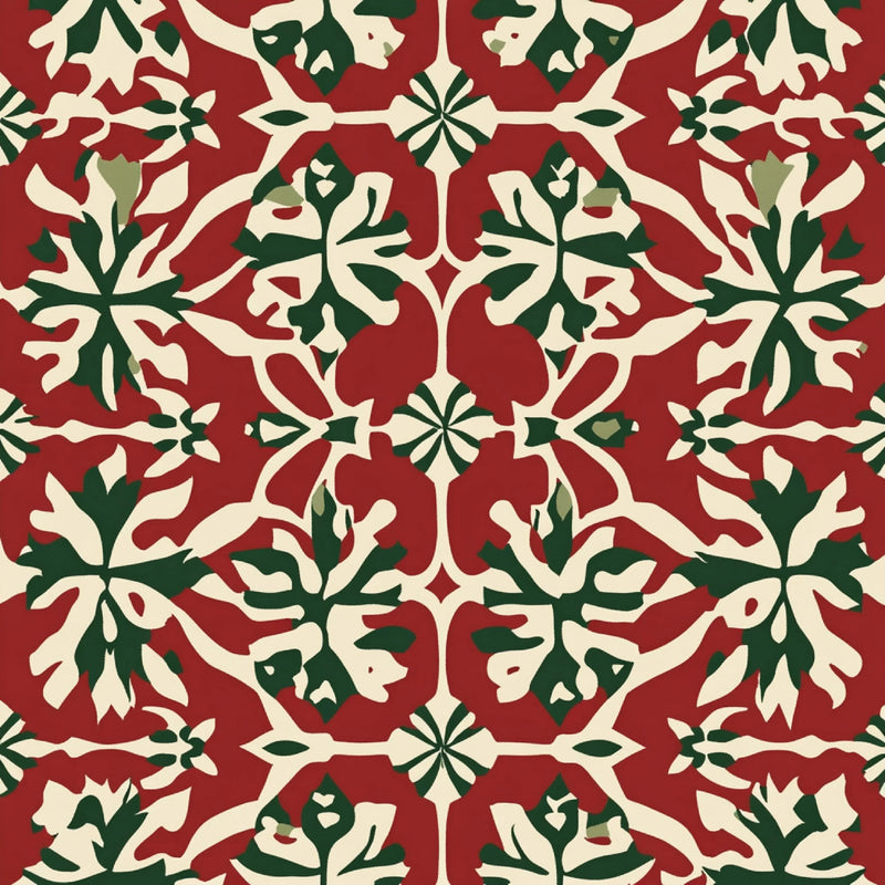 Red Green Christmas Patterns Clipart Bundle - CraftNest - Digital Crafting and Art