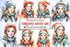 Christmas Winter Girl Clipart Bundle