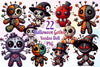 Halloween Gothic Voodoo Doll Clipart Bundle 6