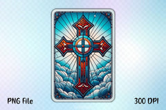 Stained Glass Cross Tarot Card Clipart Bundle 8 - CraftNest - Digital Crafting and Art