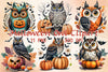 Halloween Owl Clipart Bundle 5