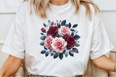 Patriotic Floral Clipart Bundle 1 - CraftNest - Digital Crafting and Art