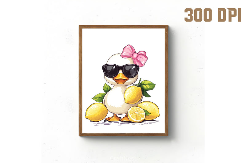 Cute Baby Duck Clipart Bundle - CraftNest - Digital Crafting and Art