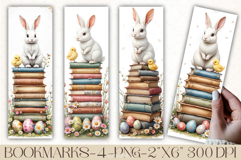 Easter Bunny Bookmark Journal - CraftNest - Digital Crafting and Art