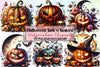 Halloween Jack O Lantern Clipart Bundle