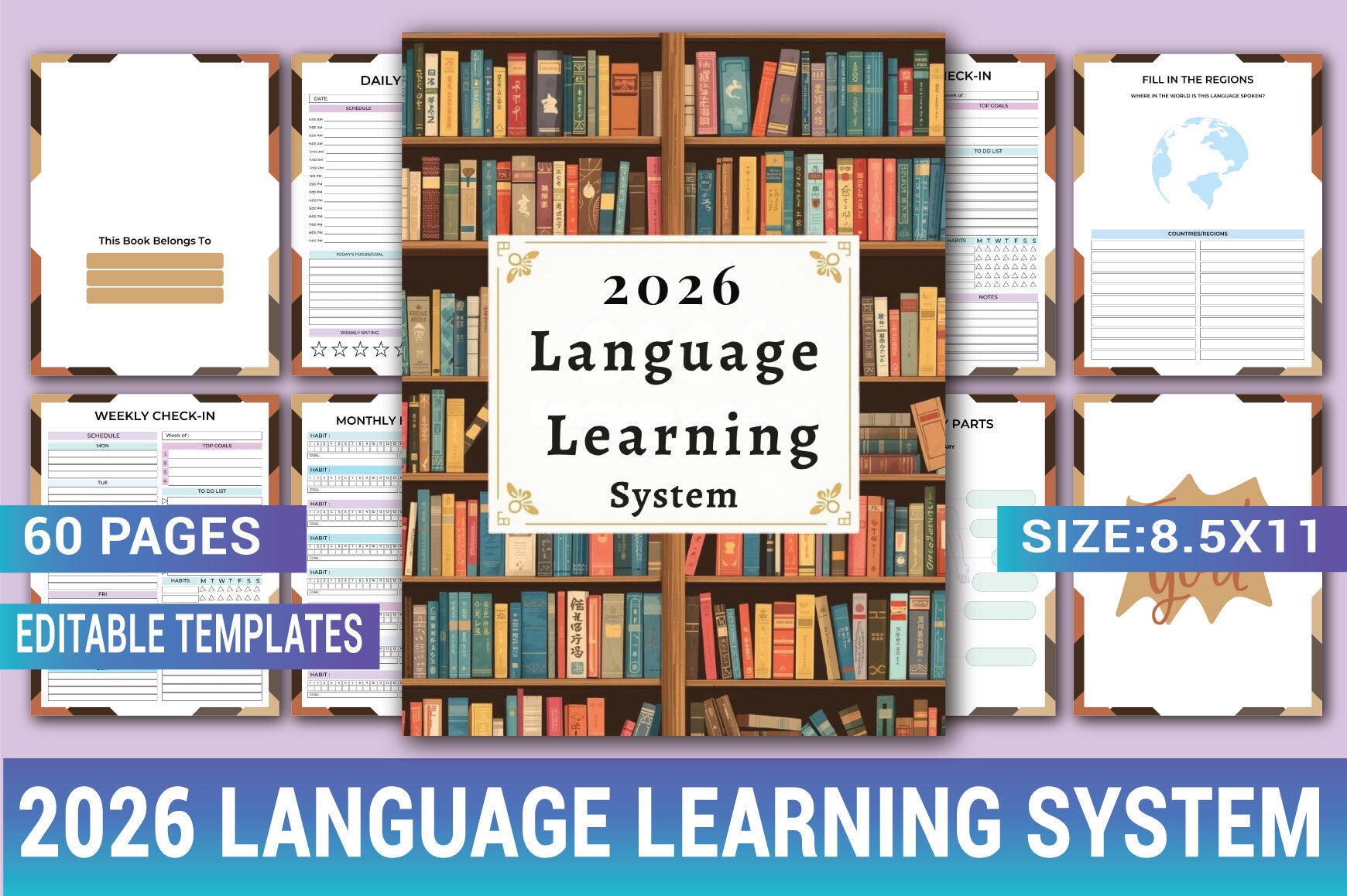 Language Learning System Planner