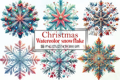 Snowflake Clipart Bundle - CraftNest - Digital Crafting and Art