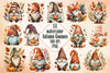 Autumn Gnome Clipart Bundle 3