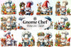 Gnome Chef Clipart Bundle
