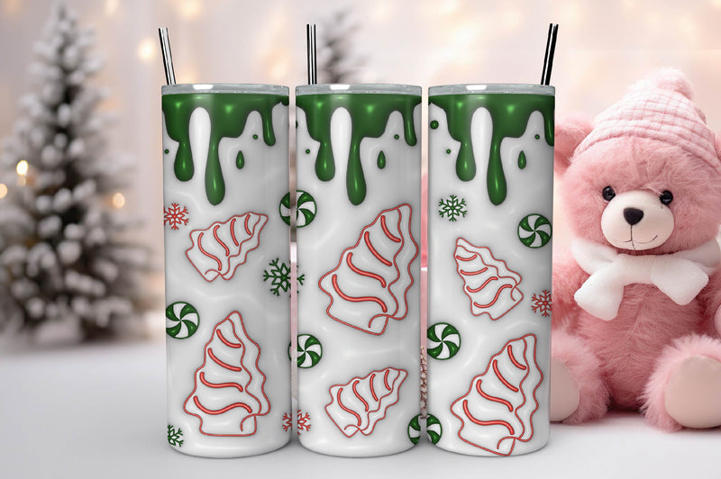 3D Inflated Christmas Tumbler Bundle 3 - CraftNest - Digital Crafting and Art