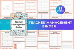 Teacher Management Binder for Effective Classroom Organization - CraftNest - Digital Crafting and Art