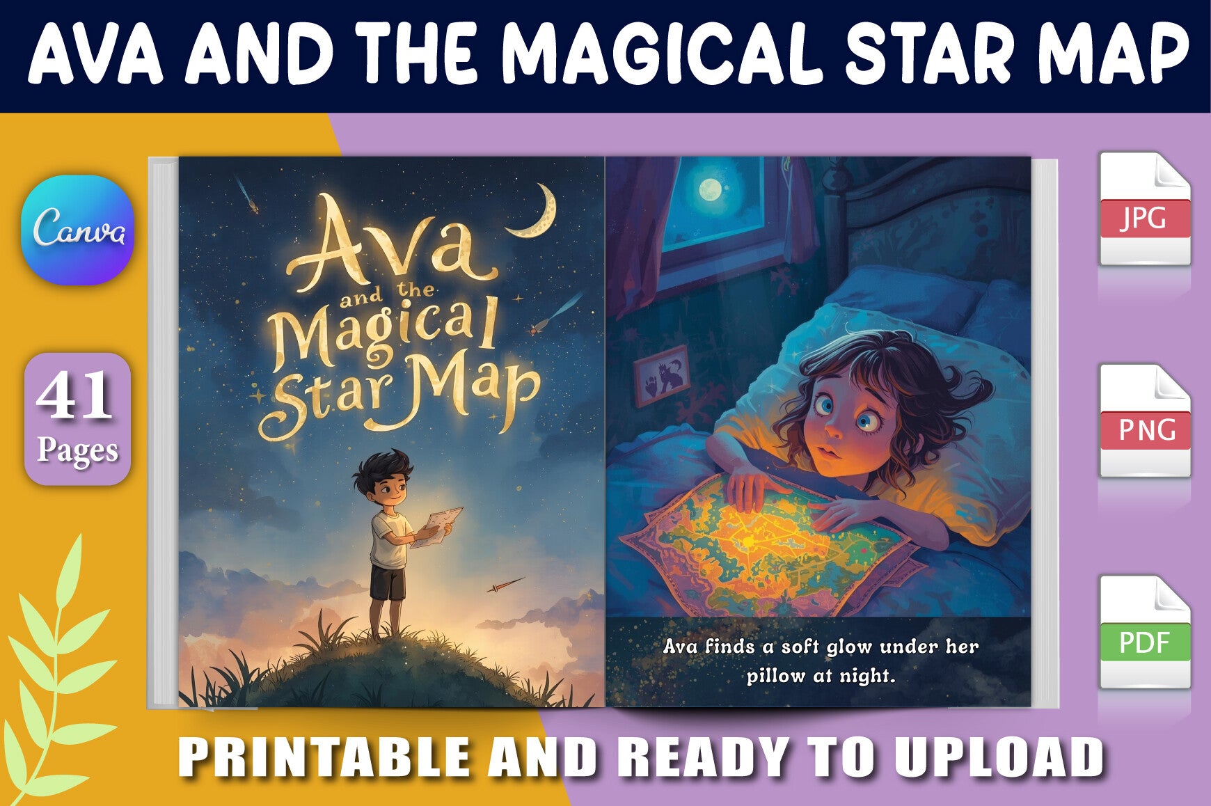 Ava and the Magical Star Map Book