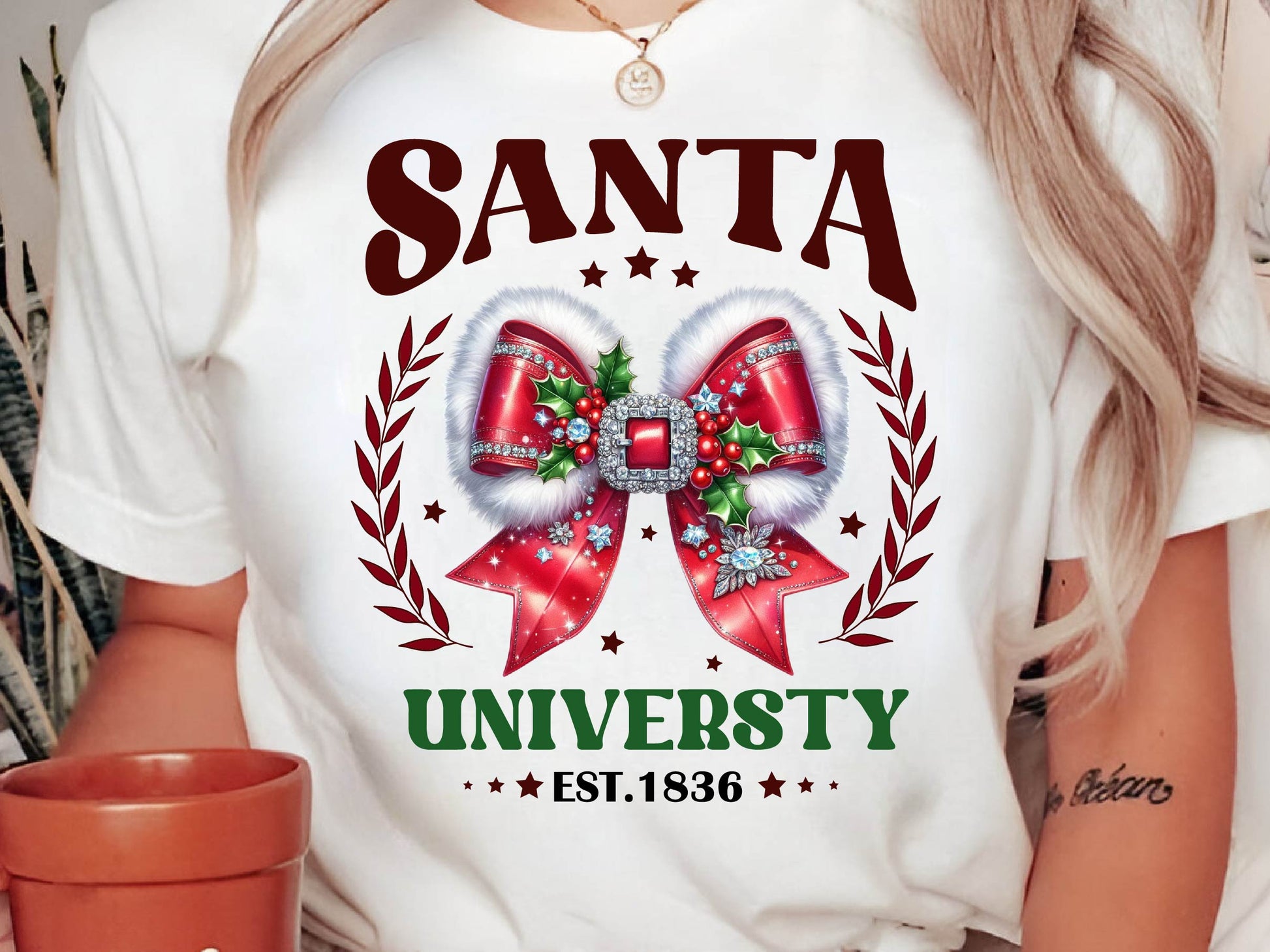 Santa University Merry Christmas Clipart Bundle - CraftNest - Digital Crafting and Art