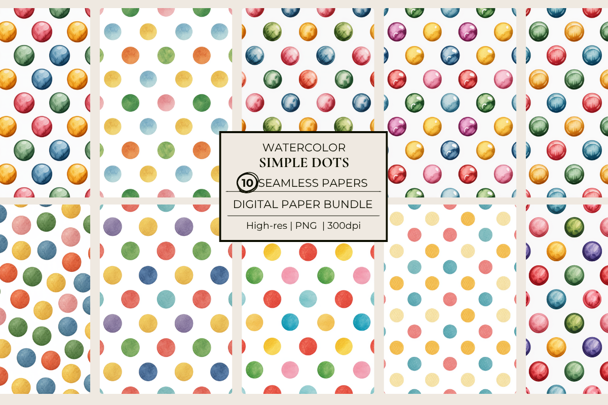 Simple Dots Seamless Papers