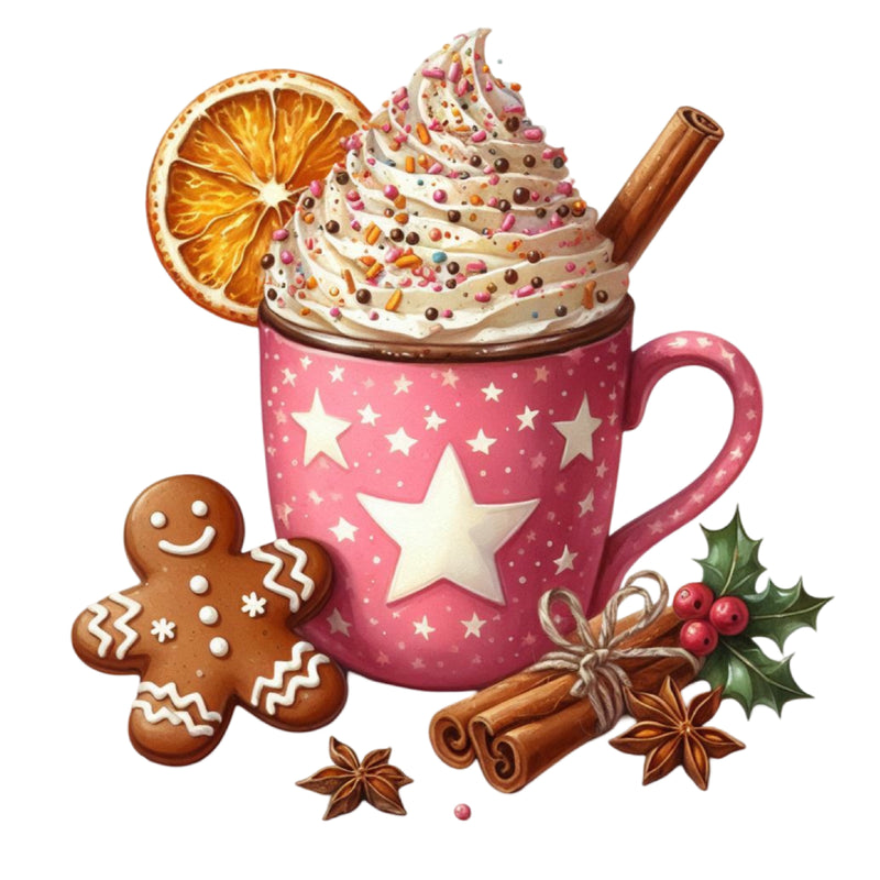 Christmas Coffee Gingerbread Clipart Bundle - CraftNest - Digital Crafting and Art