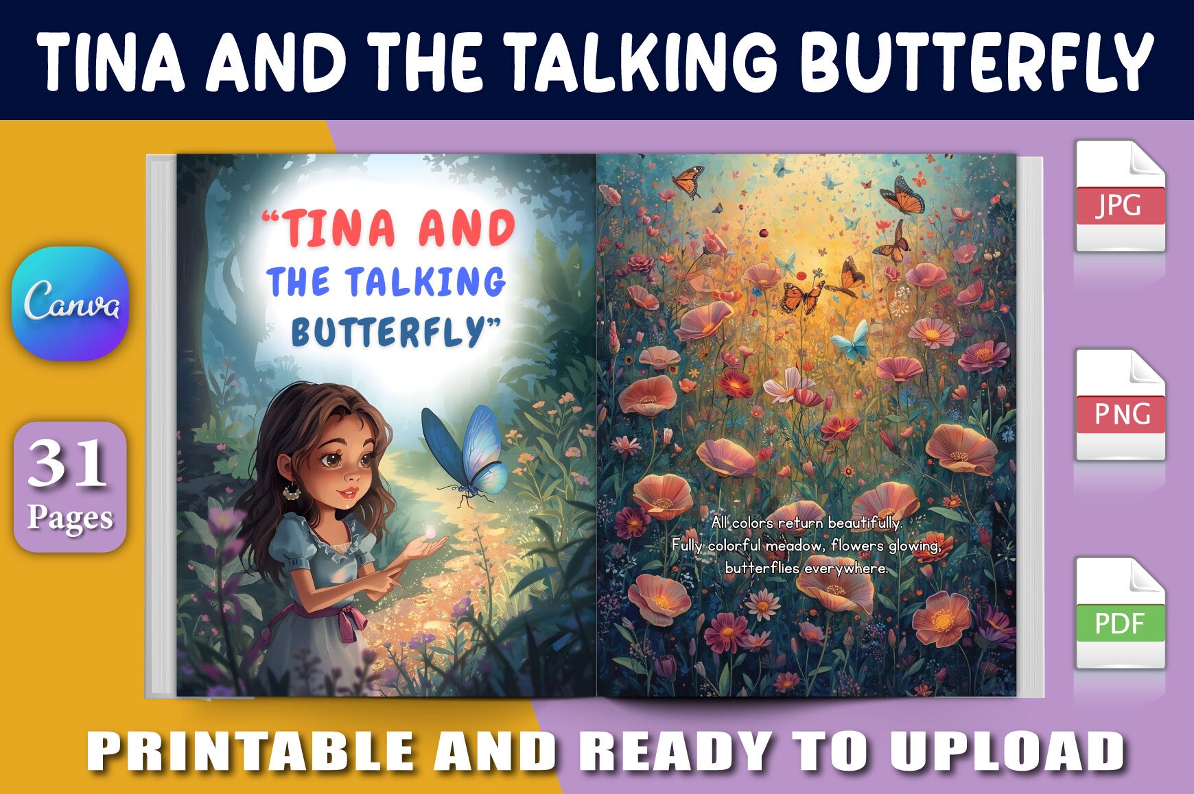 Tina and the Talking Butterfly Book