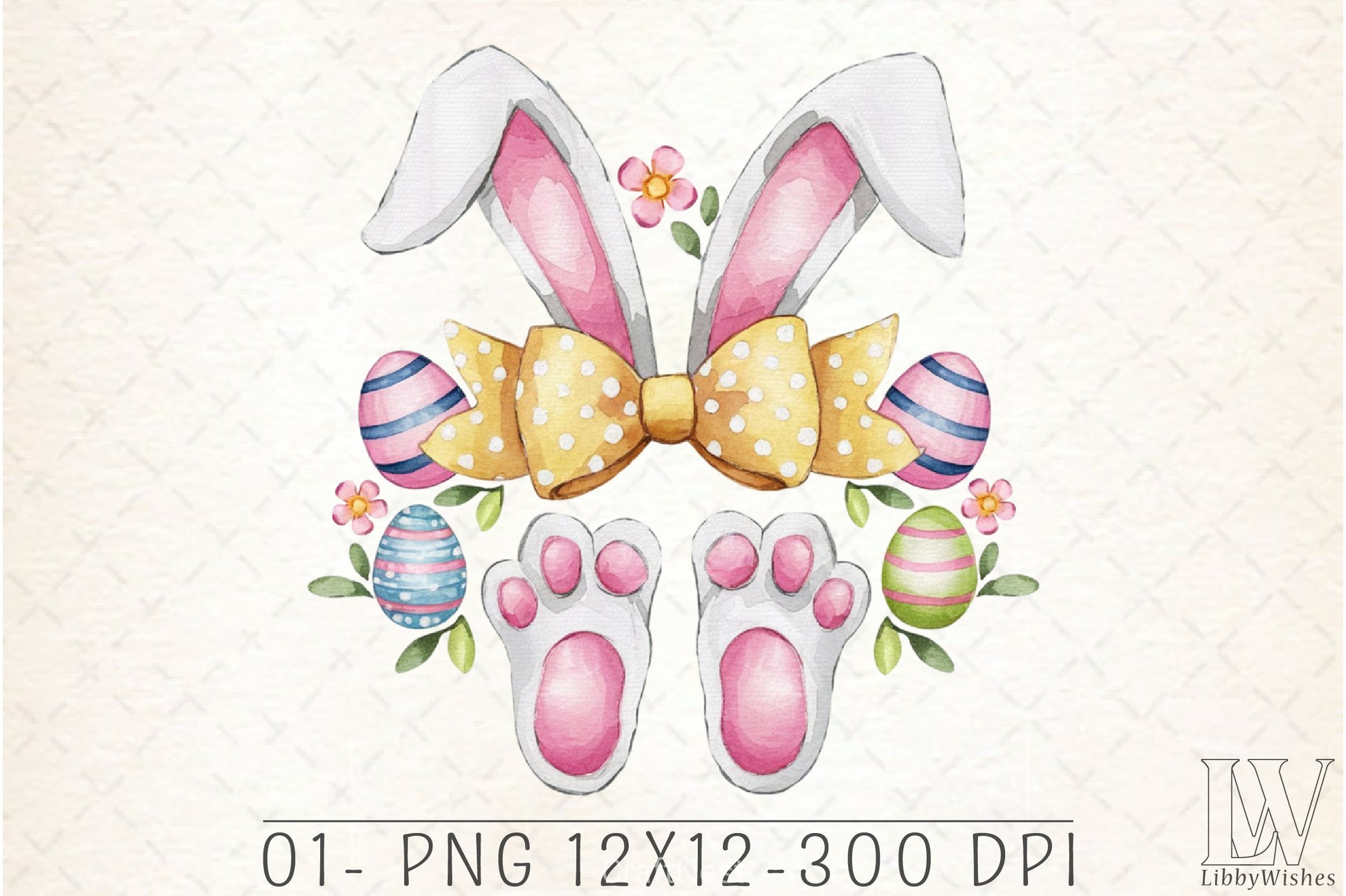 Easter Bunny Rabbit Clipart Bundle - CraftNest - Digital Crafting and Art