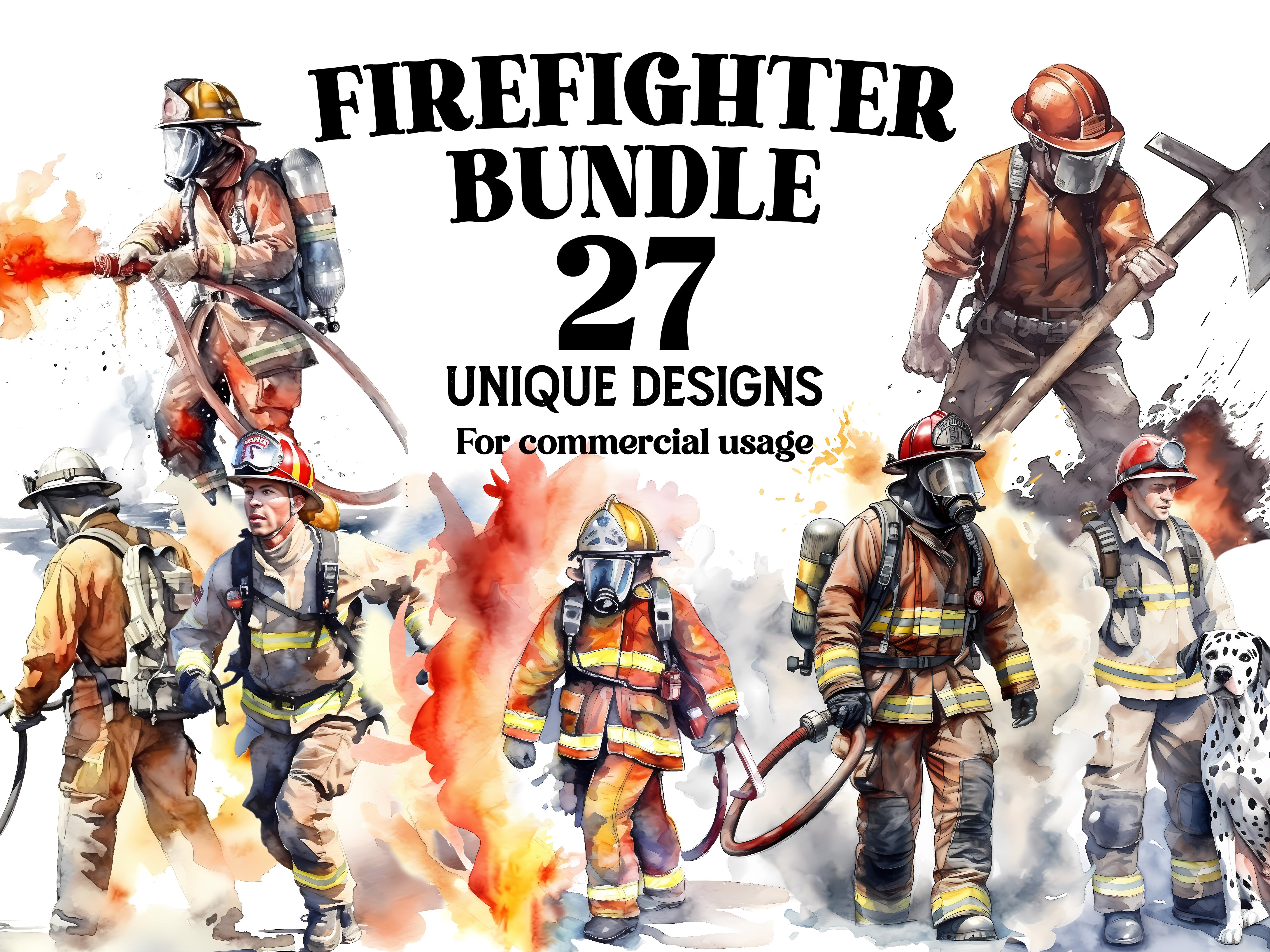 Firefighter Clipart - CraftNest