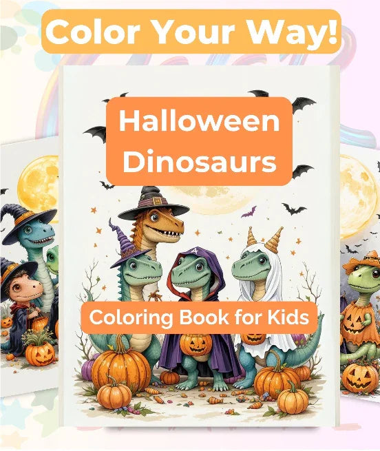 Dinosaur Coloring Books Bundle - CraftNest - Digital Crafting and Art