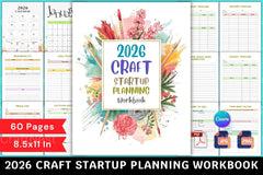 Craft Startup Planning Workbook for Entrepreneurs - CraftNest - Digital Crafting and Art
