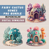 Cactus Houses Clipart Bundle