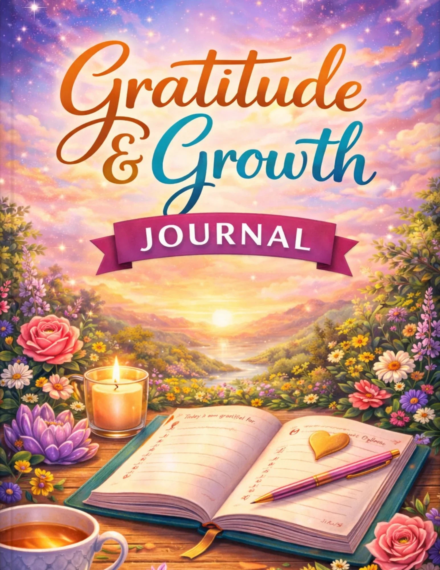 Gratitude Growth Planner - Printable Journal Bundle - CraftNest - Digital Crafting and Art
