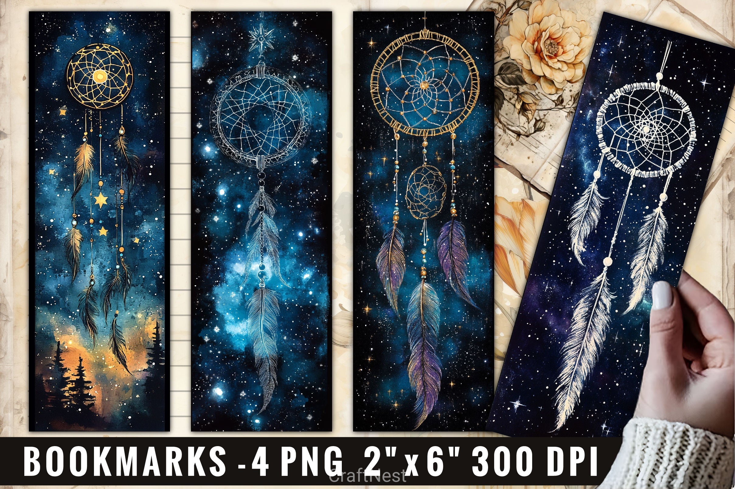 Dreamcatcher Mystic Fantasy Clipart Bundle - CraftNest - Digital Crafting and Art