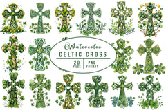 Celtic Cross Clipart Bundle - CraftNest - Digital Crafting and Art