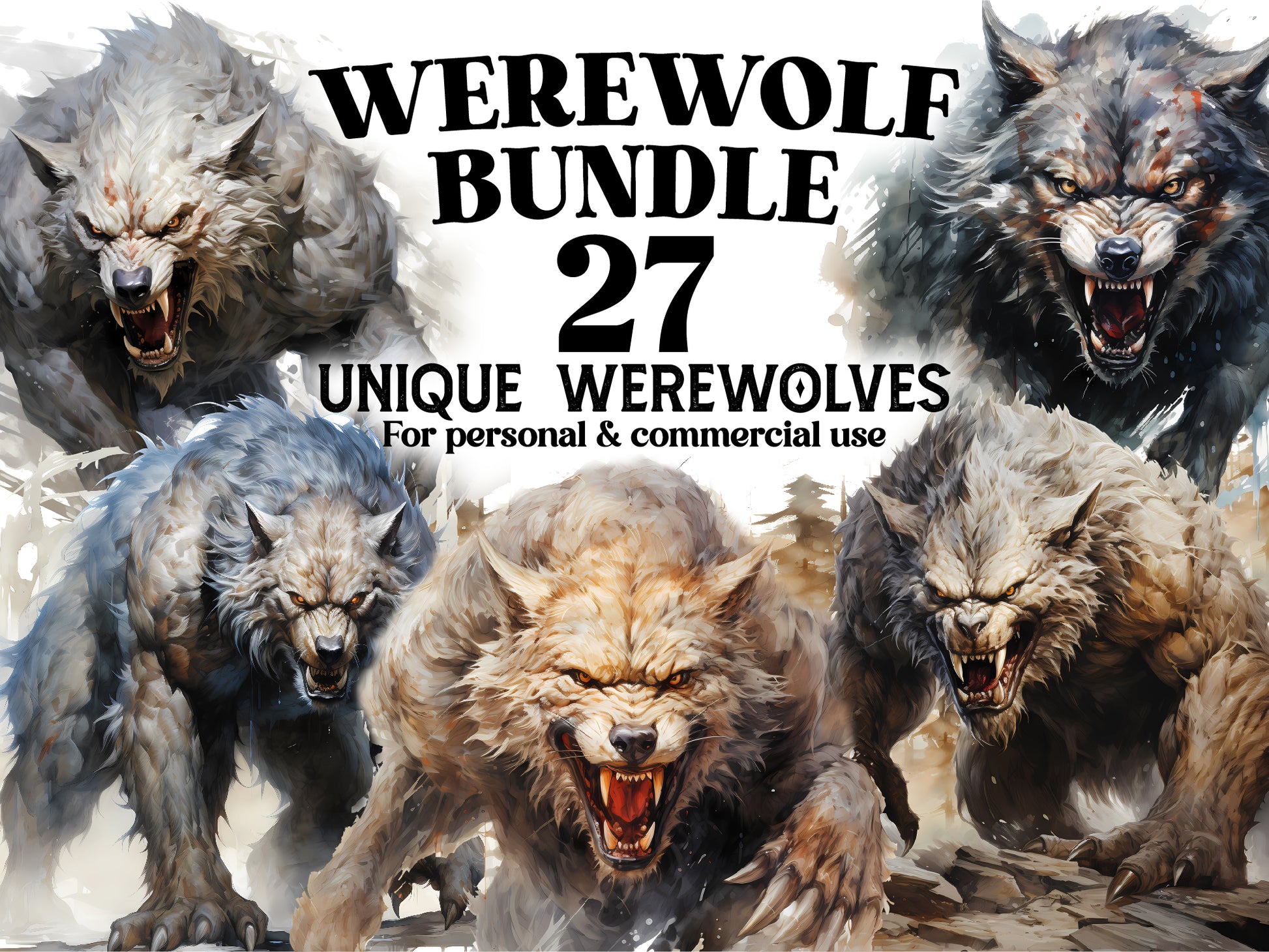 Werewolf Clipart - CraftNest