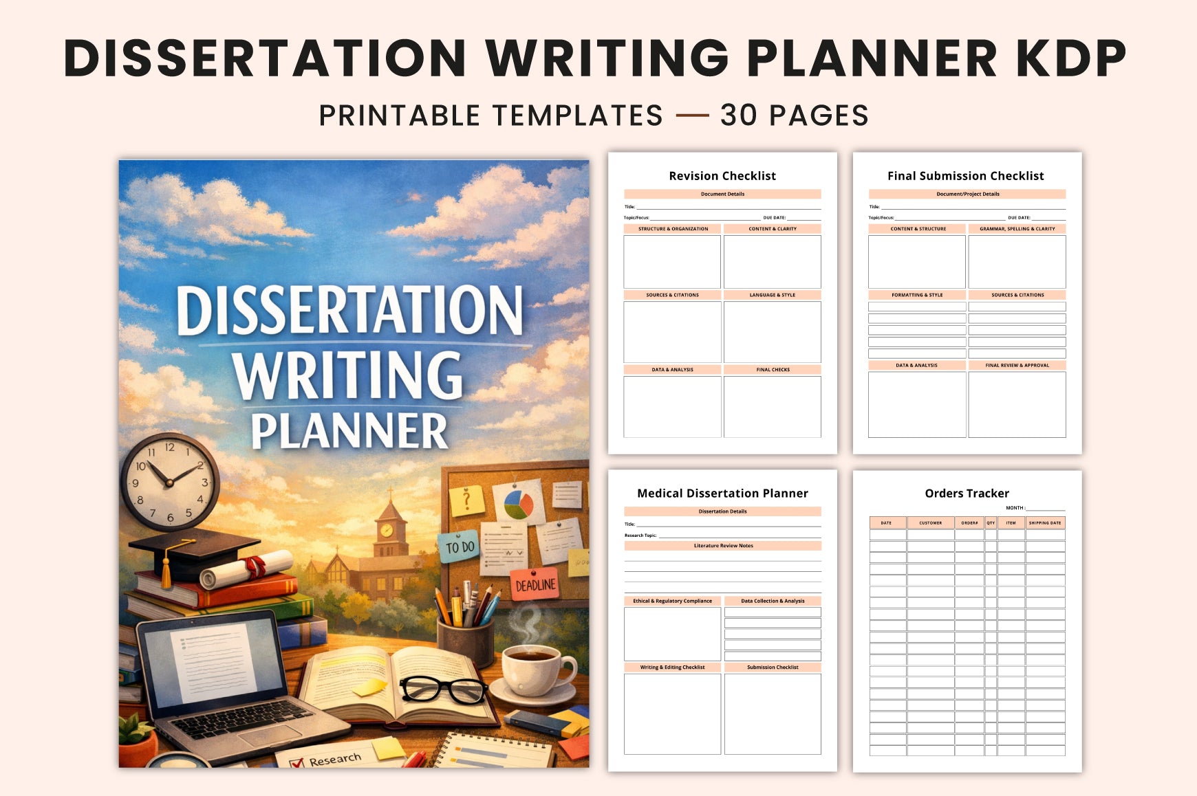 Dissertation Writing Planner
