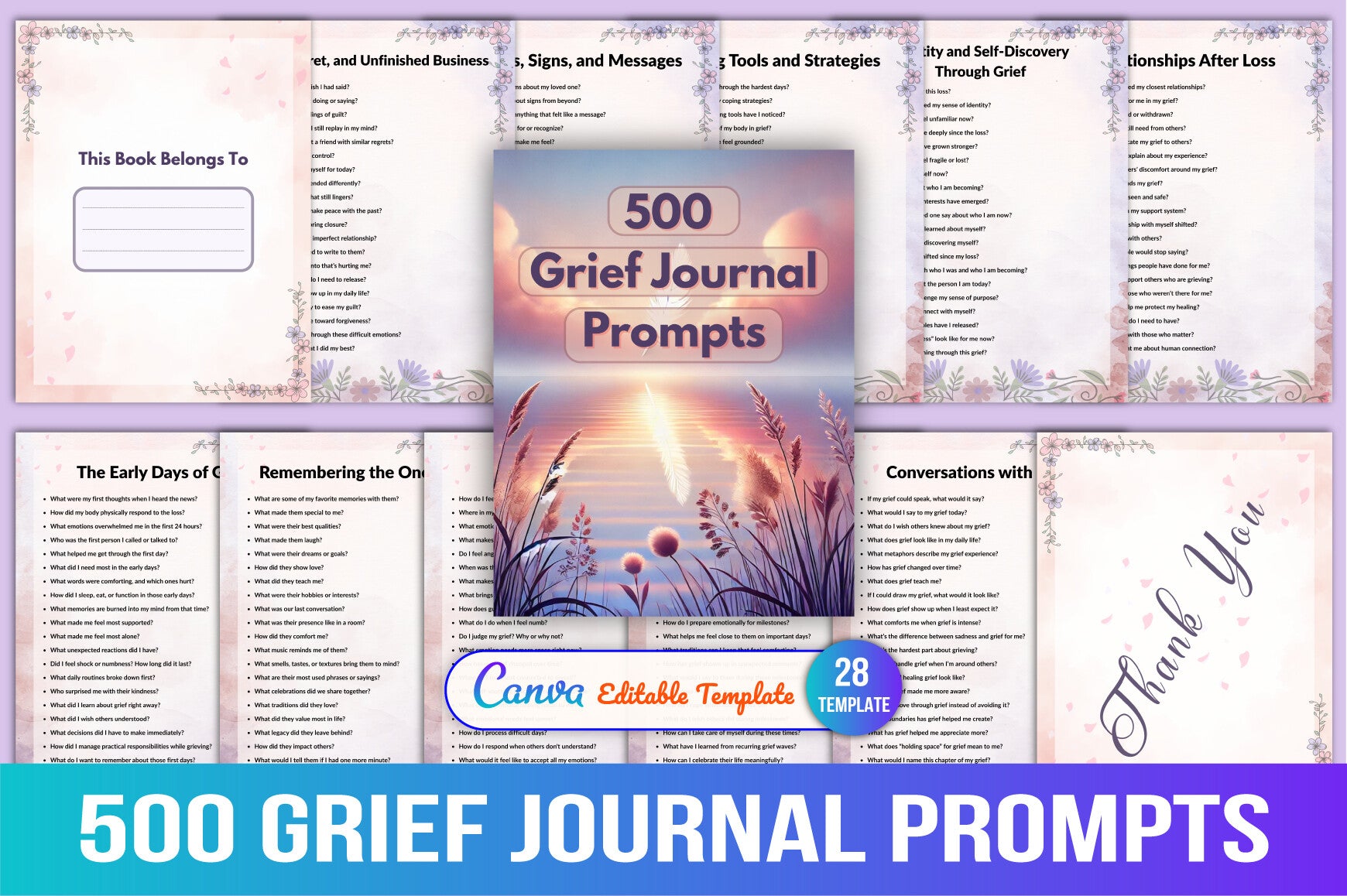 Grief Prompts for Healing and Reflection
