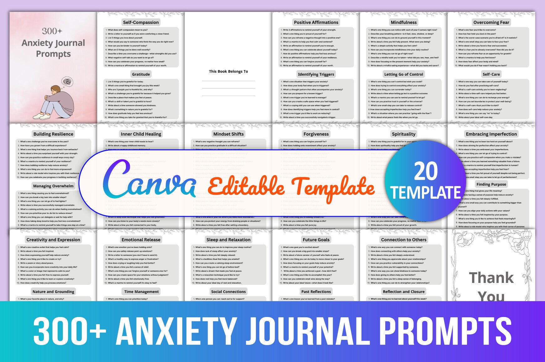 Anxiety Prompts for Mental Health Support