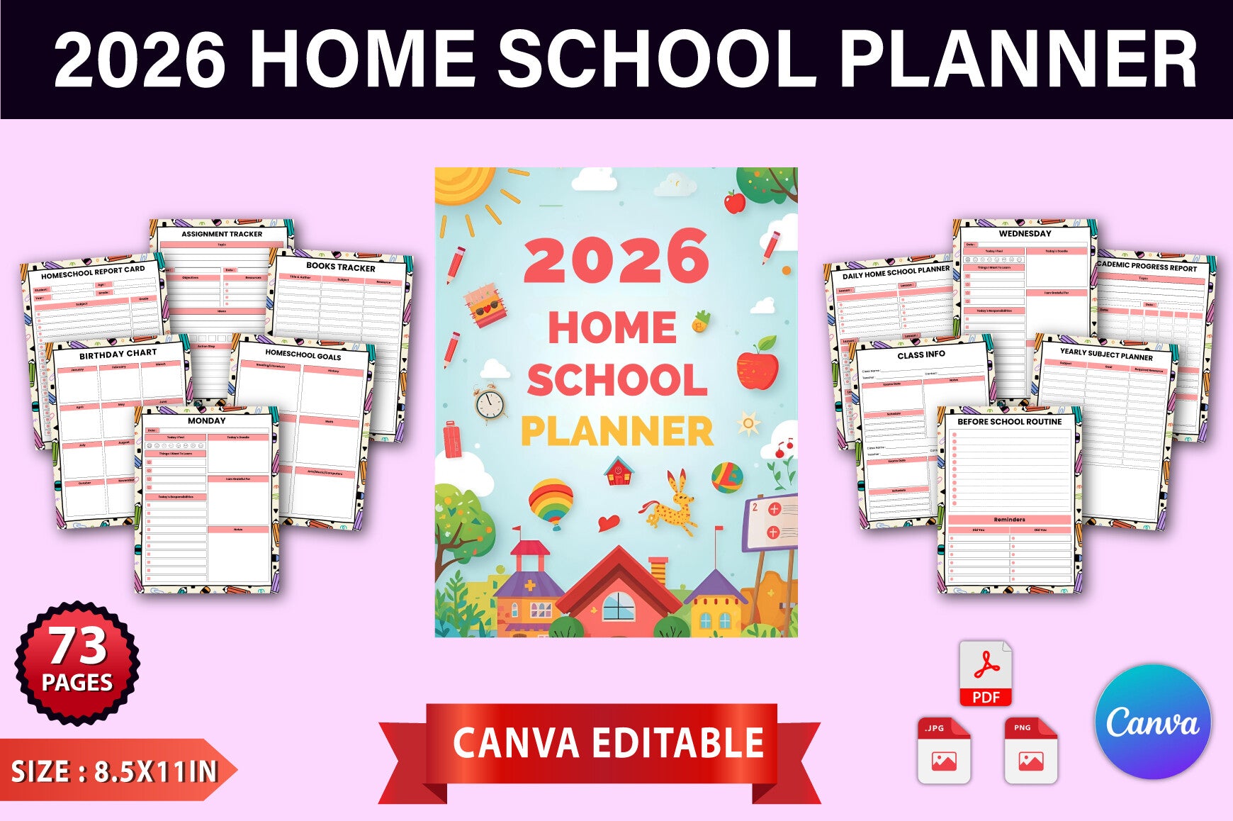 Home School Planner for Effective Organization