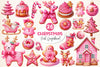 Pink Gingerbread Clipart Bundle