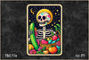 Funny Gardening Skeleton Tarot Card Clipart Bundle 1