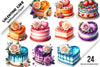 Valentine Cake Clipart Bundle 99